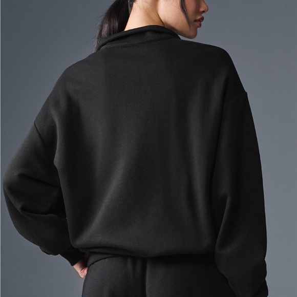 ALO Yoga Black Cowl Neck Sweater - Picture 4 of 4